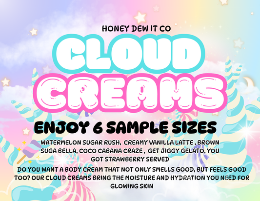 Heavenly Goodness Cloud Cream sample pack